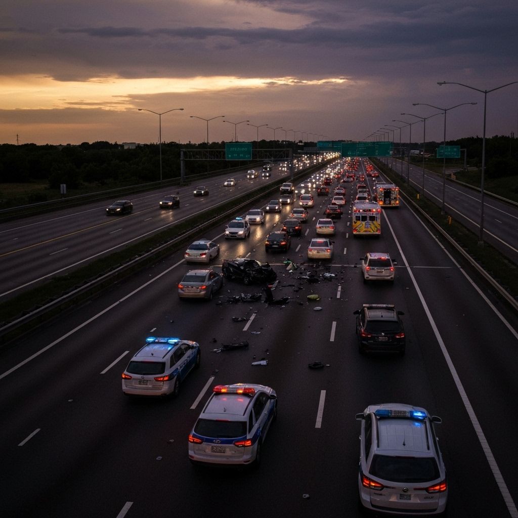 Traffic Incident on Highway